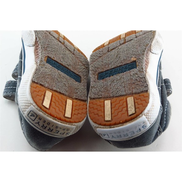 Sperry Top-Sider Blue Fabric Athletic Toddler Boys Sz 6 - Picture 5 of 6